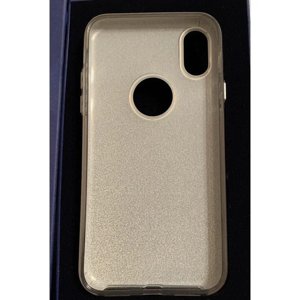 Swarovski # 5392042 Limited Edition Silver Rhinestone‎ Bling Phone Case iPhone X